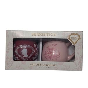 Bridgerton Valentines Cream And Sugar Set Queens Edition